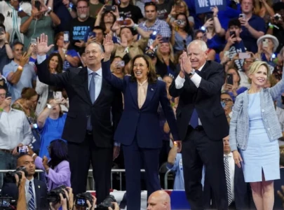 democrats harris walz campaign together for first time